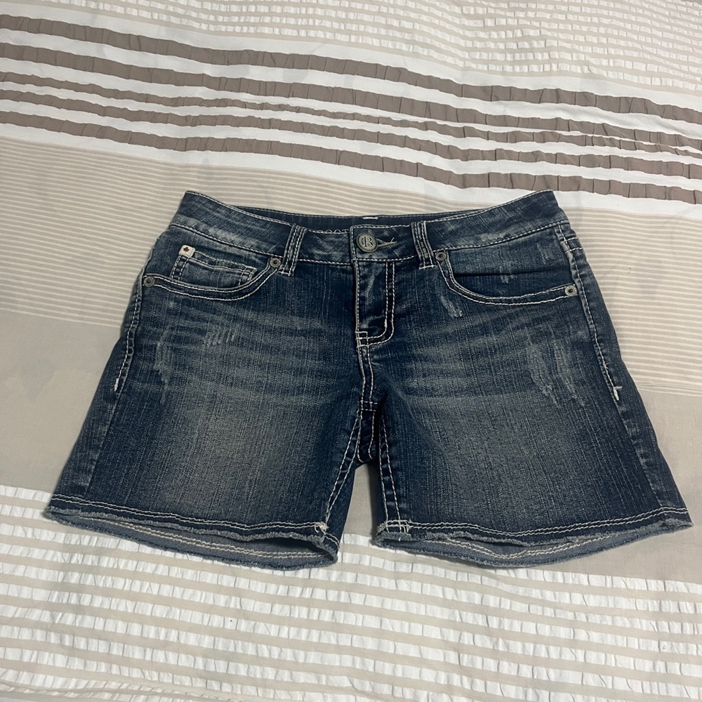 Classic Blue Denim Jean Shorts for Women